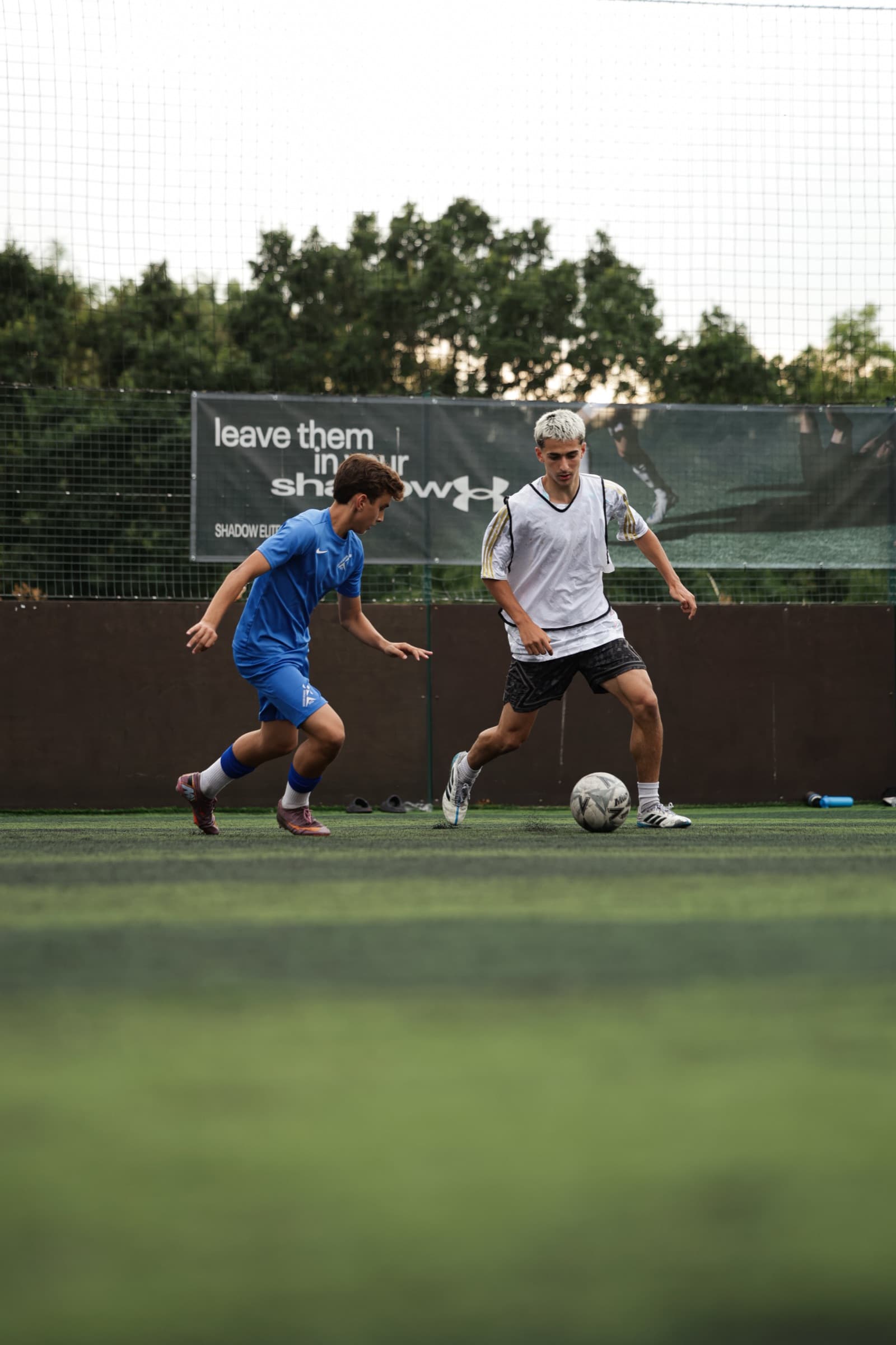 Two SG Elite players going one-on-one in training